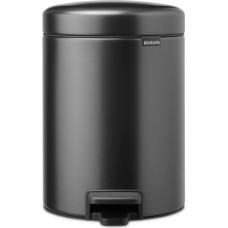 Brabantia atkritumu tvertne ar pedāli NewIcon, 5L, Confident Grey - 233463