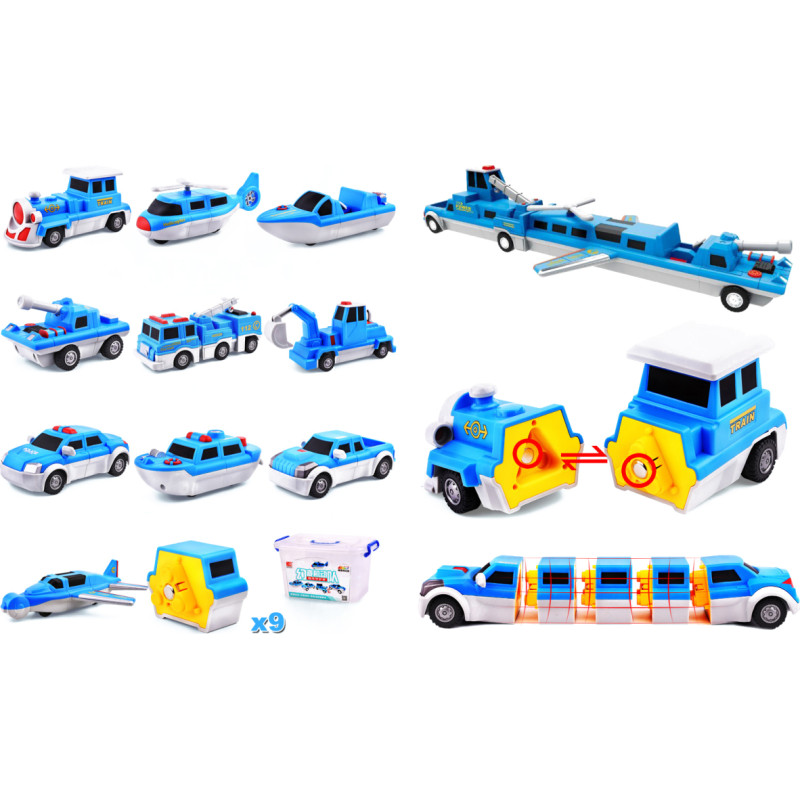 POJAZDY ŁĄCZONE MAGNETYCZNIE 34 ELEMENTY