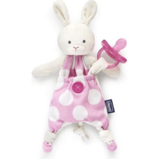 Chicco 072415 TEAT cuddly toy RABBIT PINK