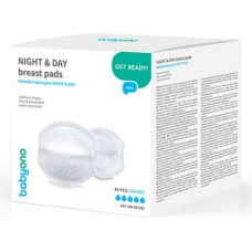 Babyono 297/01 NIGHT AND DAY BREAST PADS 40 PCS