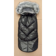 Matpol Sleeping Bag Minky - KOKON 2in1 - BLACK/SILVER