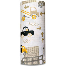 Ega Kids Diaper - 24922 - TETRA PRINT - EGA - CARS IN TOWN - YELLOW - size 70x80 cm