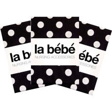 La Bebe ™ Set 75x75(3) Art.111634 Dots Комплект детских пеленочек [хлопок/сатин] 75x75cm (3 шт.)