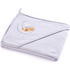 Sensillo Bear soft bath towel – grey