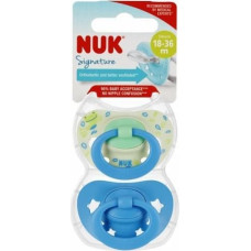 NUK 0054 SIGNATURE SILICONE pacifier 18-36 2PCS/BOX 540797, 739679