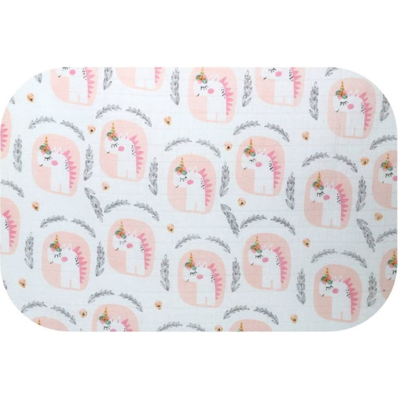 Ega Kids Diaper - 26841 - TETRA PRINT - EGA - JEDNOROŻEC - size 70x80 cm