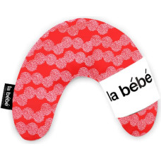 La Bebe ™ Mimi Nursing Cotton Pillow Art.15743 Red/Pink Dots Подкова для сна, кормления малыша 19x46 cm