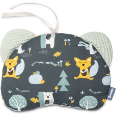 Sensillo Pushchair pillow Bear – Waffle clearing mint