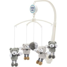 Baby Mix 53096 CAROUSEL LITTLE BEARS GRAY