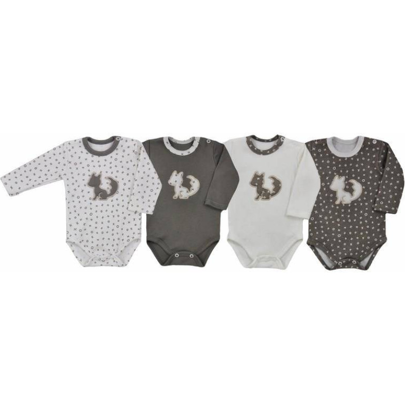 Koala Baby Bodysuit - XO - BROWN