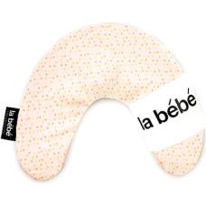 La Bebe ™ Mimi Nursing Cotton Pillow Art.3325 Dots Pink Подкова для сна, путешествий, кормления малыша 19x46 cm