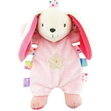 Tulilo Toy Blanket with  Peas - 94024 - MILUŚ - BUNNY -  size 25 cm