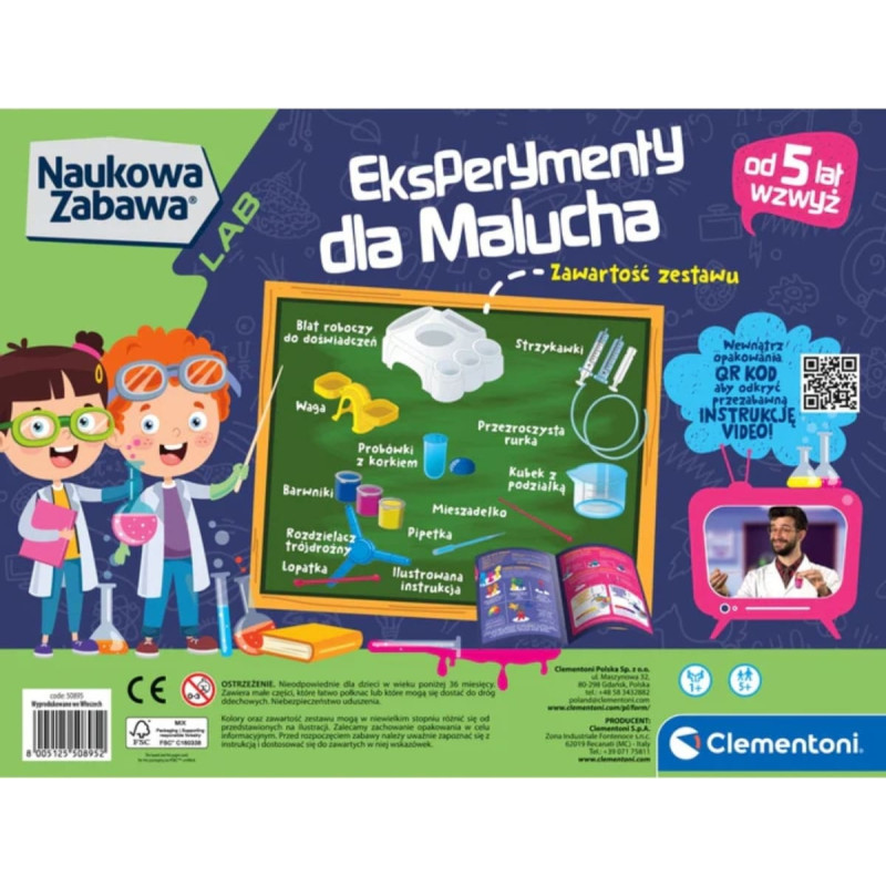 EKSPERYMENTY DLA MALUCHA