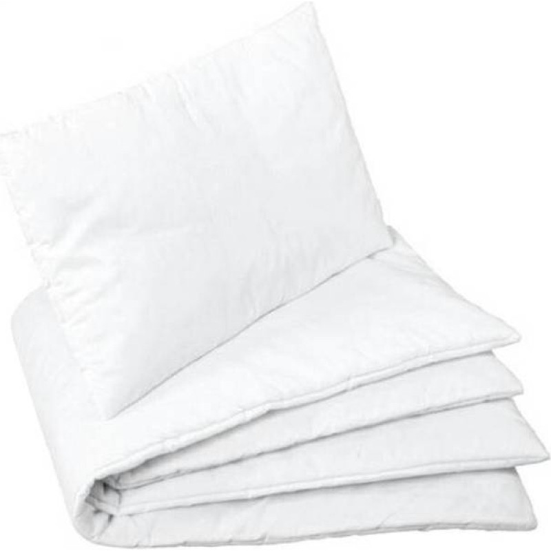 Ankras Bedding set - 2 parts - 135x100, 40x60 - WHITE