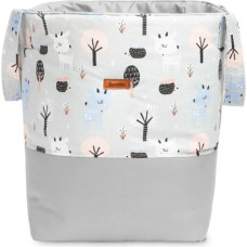 Sensillo BASKET FOR TOYS MEDIUM - DEERS GREY