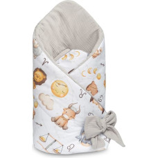 Sensillo BABY NEST CONE WRAP GREY ZODIAC 75x75