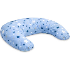 Sensillo PILLOWCASE FOR FEEDING PILLOW - STARS BLUE