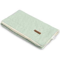 Sensillo EMBROIDERED BLANKET 80X100 LIGHT MINT PLUSH