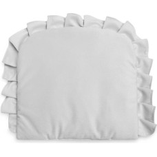 Sensillo Pillow With a Frill – Velvet grey