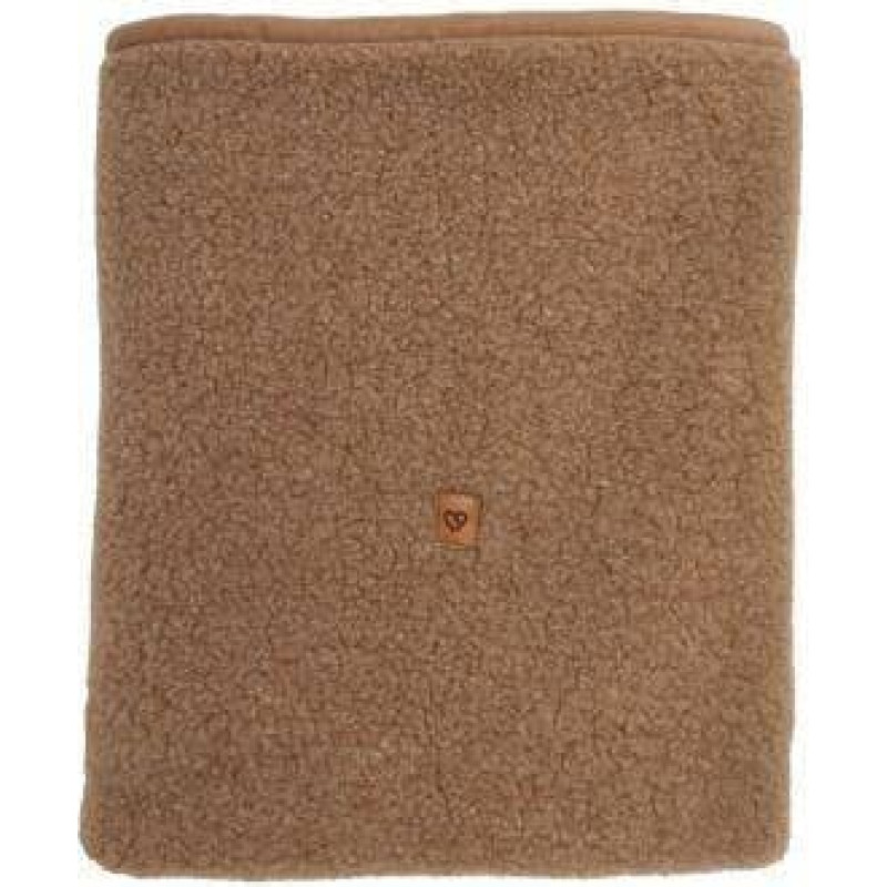 WOMAR Плед из овечьей шерсти 75x100 brown