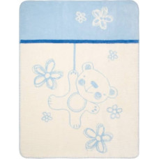 Babymatex Blanket - TB0201 - TEDDY - size 75x100 - BLUE