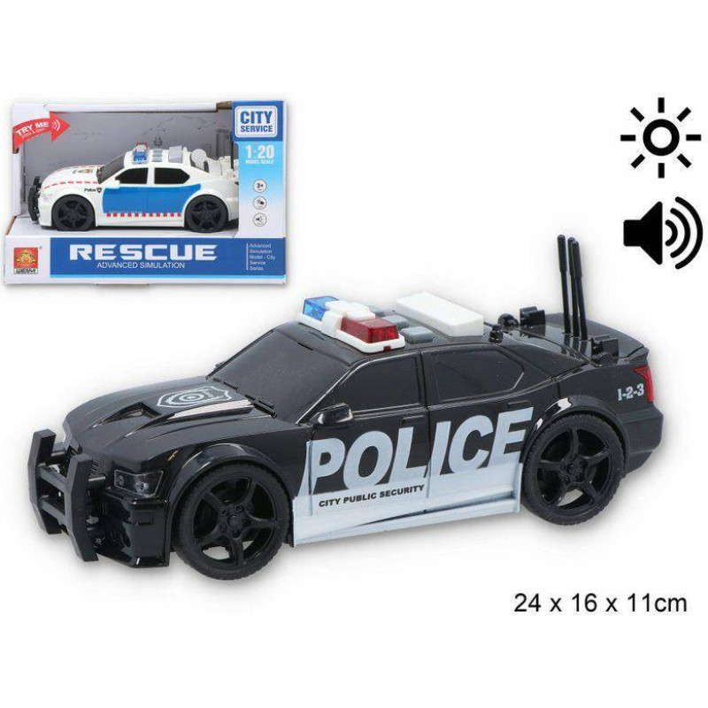 Gazelo Toys 09535 AUTO POLICJA ŚW.DŻW.