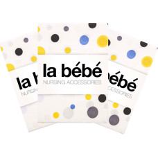 La Bebe ™ Set 75x75(3) Art.111514 Color dots Комплект детских пеленок [хлопок] 75x75cm(3 шт)