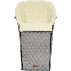 Sensillo QUILTED WOOL ROMPER BAG GREY