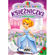 MOJA KOLOROWANKA Z NAKLEJKAMI KSIĘŻNICZK