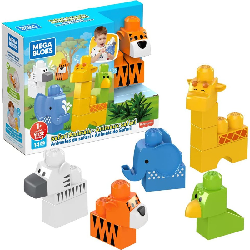 FISHER PRICE MEGABLOKS ZWIERZĘTA SAFARI