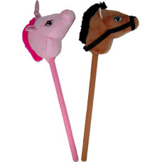 Sun-Day Plush toy - 1295  - HORSE with SOUND  on STICK - size 75 cm