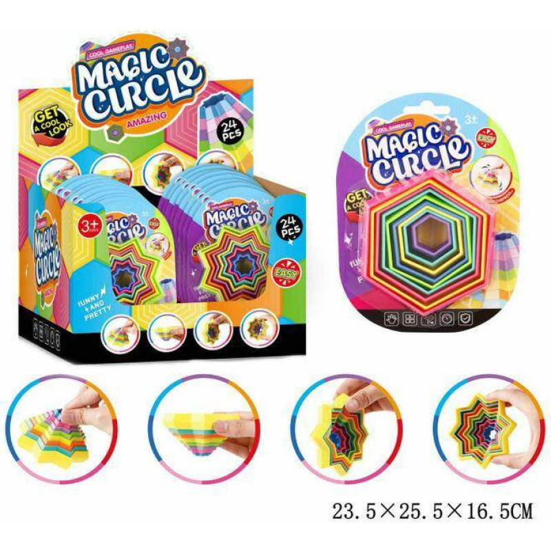 Gazelo Toys 67597 UKŁADANKA MAGIC CURCLE