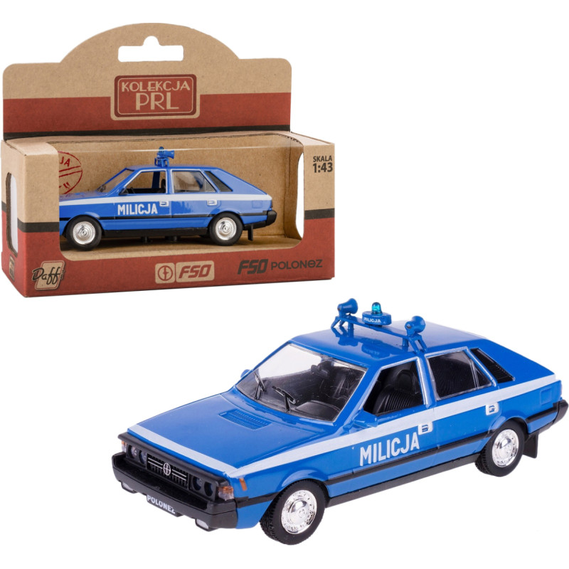 KOLEKCJA PRL FSO POLONEZ MILICJA 1:43