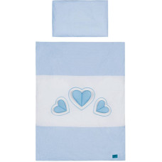 Belisima Baby Cover set -  2 pcs - 120x90, 40x60 - 3 SERCA  - P01-679 - BLUE