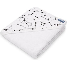 Sensillo Crepe hooded bath towel – white