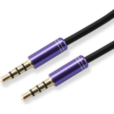 Sbox 3535-1.5U AUX Cable 3.5mm To 3.5mm Plum Purple