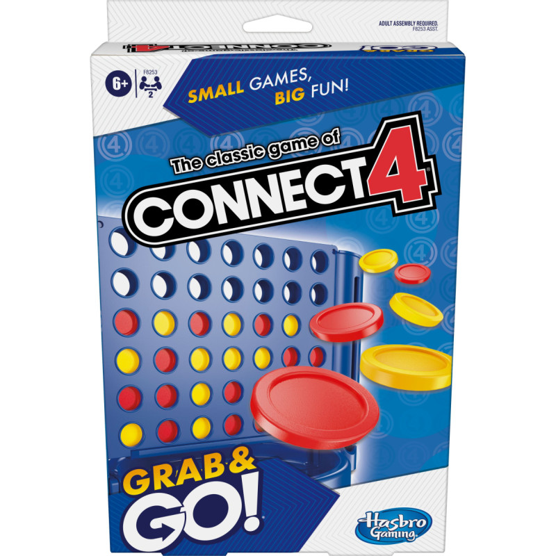 Hasbro Gaming CONNECT 4 Дорожная версия Grab&Go