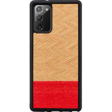 Man&Wood case for Galaxy Note 20 herringbone azalea black