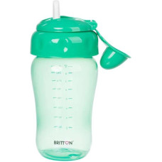 Britton Non-spill Soft Spout Cup Art.B1515 Green Бутылочка непроливайка с мягким наконечником 270 мл