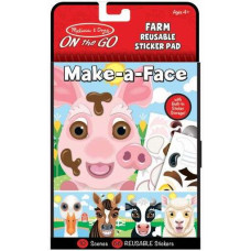 Melissa And Doug Melissa&Doug Face Sticker Pad Art.40511 Альбом с многократными наклейками на лицо