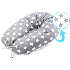 Sensillo XL Pregnancy Pillow stars grey