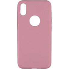 Tellur Cover Slim Synthetic Leather for iPhone X/XS pink