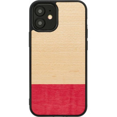 Man&Wood case for iPhone 12 mini miss match black