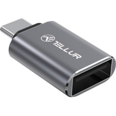 Tellur USB-C to USB-A M/F Adapter 10Gbps, 3A Aluminum Alloy