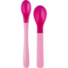 Canpol BABIES Spoons, pink, 2pcs, 9/581_pin