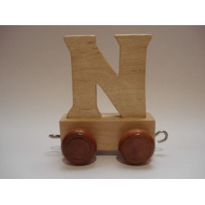 Eco Toys Wood Toys Letter Art.23703 Деревянная буква на колёсиках