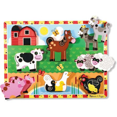 Melissa And Doug Melissa&Doug Puzzles Farm Art.13723  Деревянный пазл для малышей