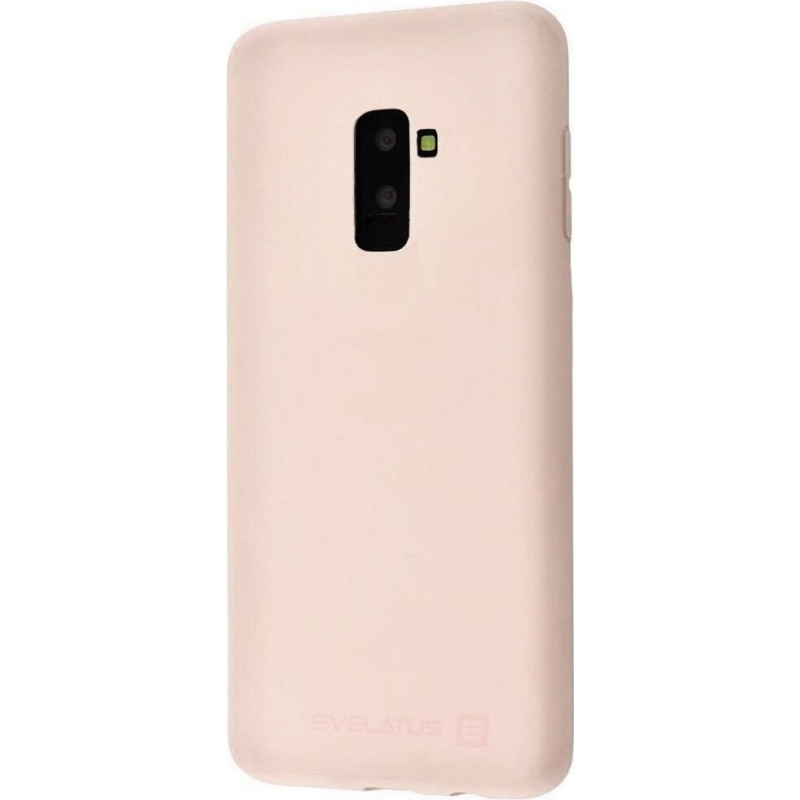 Evelatus Samsung A6 Plus 2018 Silicone Case Pink Sand