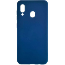 Evelatus Samsung A20 Silicon Case Dark Blue