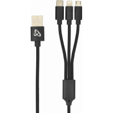 Sbox USB 2.0 8-pin/Type-C/Micro USB charging only 2.4A 1M BULK